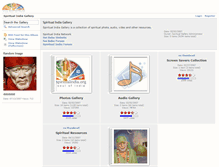 Tablet Screenshot of gallery.spiritualindia.org